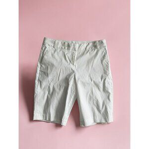 NAUTICA Women’s White Bermuda Shorts Size 8 NEW NWT